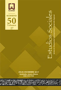 					Ver Vol. 27 Núm. 50: Estudios Sociales. Revista de Alimentación Contemporánea y Desarrollo Regional
				