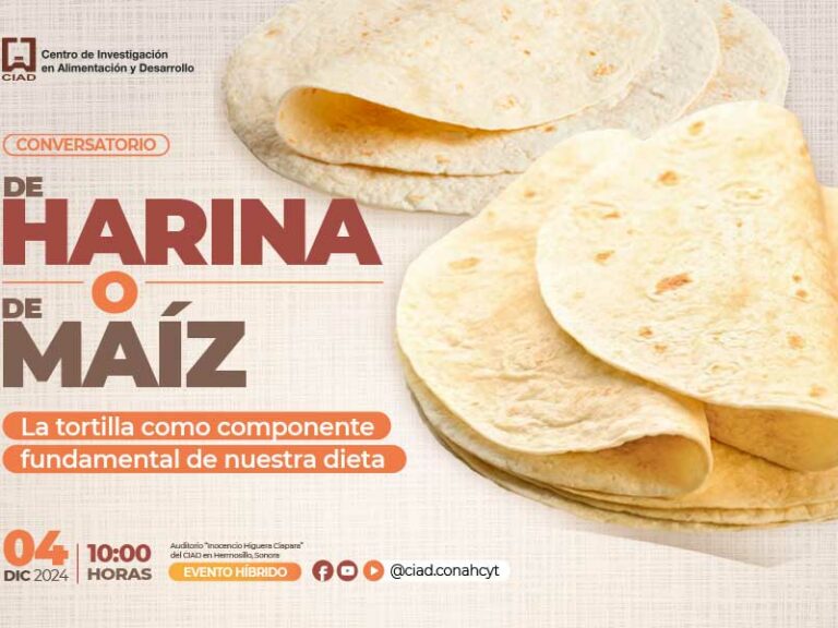 REALIZARÁN CONVERSATORIO SOBRE IMPORTANCIA CULTURAL Y NUTRICIONAL DE LA TORTILLA